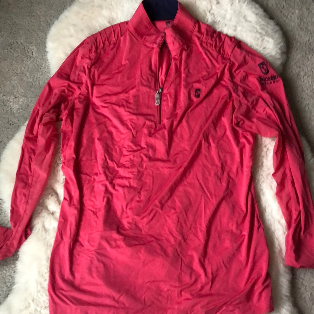 Tredsteps sun shirt-Medium- pink/navy